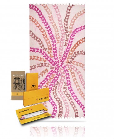 Палантин Унисекс HAND.W40-PAPILLON/ROSE